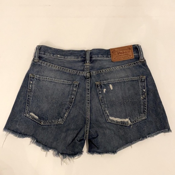 Polo Ralph Lauren  Crosby Short Distress Denim Jean shorts - Picture 2 of 3